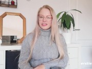 Ersties: Amateur Babe Jenny Masturbates and Talks About Squirting 7/16