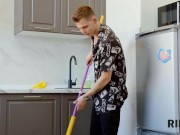 RIM4K. Guy's ass never was licked until sex with these naughty chicks 3/16