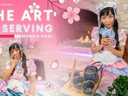 Big titty Asian hottie lets you watch her masturbate in VR