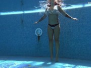 Enjoys her sweet hot body in the pool her name Puzan Bruhova 2/16