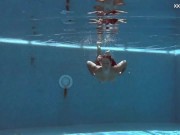 Enjoys her sweet hot body in the pool her name Puzan Bruhova 4/16