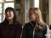 Ersties: Amateur Lesbian Couple Have Great Sex With a Strapon 2/16