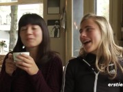 Ersties: Amateur Lesbian Couple Have Great Sex With a Strapon 8/16