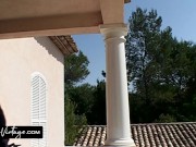 Big boobs blonde babe gets sodomized in a villa 2/16