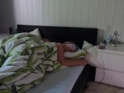 Husband wakes up his wife with his dick and fingers 2/16