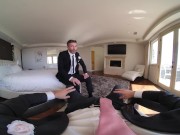 VR BANGERS Big Ass Babe Bella Rolland Gets Intense Orgasm Before Wedding VR Porn 3/16