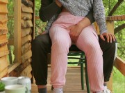 Real Orgasm in Public - Fingering with Neighbors Near by 1/16