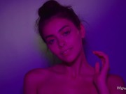 WOWGIRLS Beautiful Ukrainian model Alissa Foxy playing with her tits and showing us her perfect body 1/16