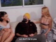Tres amigas un repartidor de pizza y un gran paquete ft Little Tina & Blaze Rager 4/16