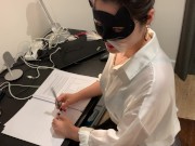 肥臀秘书为保住职位委身领导，被后入内射 [国语对白] 2/16