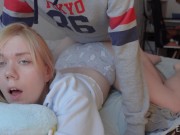 Submissive Step Sister Lets me Fuck Her Both Holes Any Time I Want 1/16