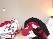 [Fingering] Stand on their knees and getting fingering at the same time. 4/16