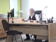 LOAN4K. Porn actress tight pussy is nailed by moneylender in his office 2/16