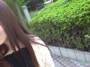 Cute amateur Manami Morishita takes off her clothes for first time ever on camera interview, couch casting NO MOSIAC nude 3/16