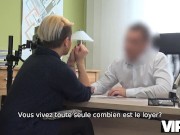 VIP4K. MILF a une chatte secrètement exploitée par le prêteur dans son bureau 3/16