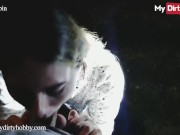 MyDirtyHobby - Kinky RubyRubin Calls A Guy To Shoot A Sexy Clip While She Sucks Him In Public 7/16