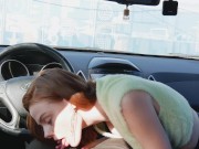 Stepdad took me out in a car to give him a blowjob - FoxyElf 4/16