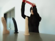 Fucking my ass and pussy with the neighbor's dildos until I squirt - Joanna Angel 2/16