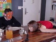 Submissive bondage loving Rebecca Vanguard ass fucked by her master 2/16