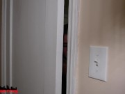 Step-bro gets caught jerking off 2/16