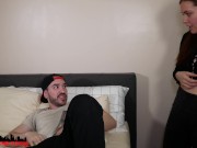 Step-bro gets caught jerking off 3/16