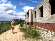 Nude wild Beach and abandoned construction site 11/16
