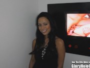 Latina Slut With Big Booty Sucking Off Glory Hole 3/16