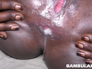 Black whore begging my big cock for anal and cum inside 16/16