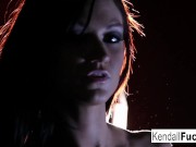 Kendall has fun getting her pussy wet 2/16