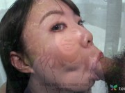 1st casting couch interview with amateur Japan babe Kaede Morimoto sucking dick and getting fucked, no mosaic JAV 1/16