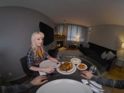 VR BANGERS Sensual Sex After Dinner With Big Boobs Sexy Blonde Jessica Starling VR Porn 2/16