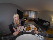VR BANGERS Sensual Sex After Dinner With Big Boobs Sexy Blonde Jessica Starling VR Porn 3/16