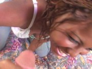 Ebony Teen Does Her 1st Porn in POV Movie 6/16