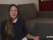 Ersties: Amateur Sexy Babe Fingers Her Wet Pussy 8/16