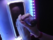 INTERRACIAL GLORYHOLE!! HUBBY RECORDS HIS WIFE! 7/16