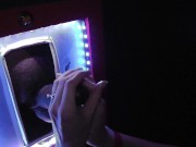 INTERRACIAL GLORYHOLE!! HUBBY RECORDS HIS WIFE! 8/16