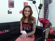 ANAL ONLY Tiny babe Kendra Cole has her little asshole fucked, gaped and filled up with cum 3/16