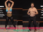Mean Wrestling Federation Presents Mixed Femdom Wrestling 2/16