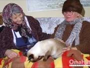 OMAHOTEL Grandmas decided to try some lesbian sex on camera 2/16
