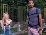 HUNT4K. Stud penetrates snatch of watching mans GF after paying him 5/16