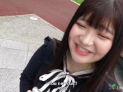 Madoka Watanabe is a convenience store worker who wants to be a porn star interview NO MOSAIC 2/16