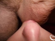 Sucking his big cock until he cums in my face (female POV) - FuckForeverEver 5/16