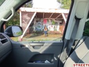 Streetfuck - Cum In Mouth In a Car And Make Her Boyfriend Jealous 2/16