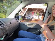 Streetfuck - Cum In Mouth In a Car And Make Her Boyfriend Jealous 4/16