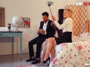 VIP SEX VAULT - Big Ass Brunette Arwen Gold Delights In Amazing Threesome 6/16