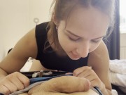 Lucky guy gets incredible blowjob /MODEL: Tori 2/16