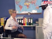BUMSBUERO - Big Ass Blonde Lana Vegas Interracial Fucking With The Janitor - LETSDOEIT 4/16