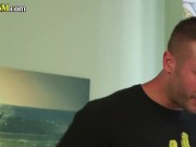 CFNM pornstar babes suck cock in group 1/16