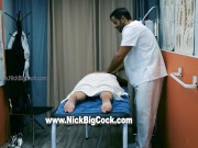 HOTWIFE GOES TO THE MASSAGE. THE MASSEUSE GIVES HER ALL HIS CUM IN HER MOUTH AND SHE SWALLOWS IT 2/16