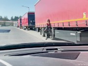 Blonde deutsche Hure ohne Kondom public an der Straße gefickt | Daynia 1/16